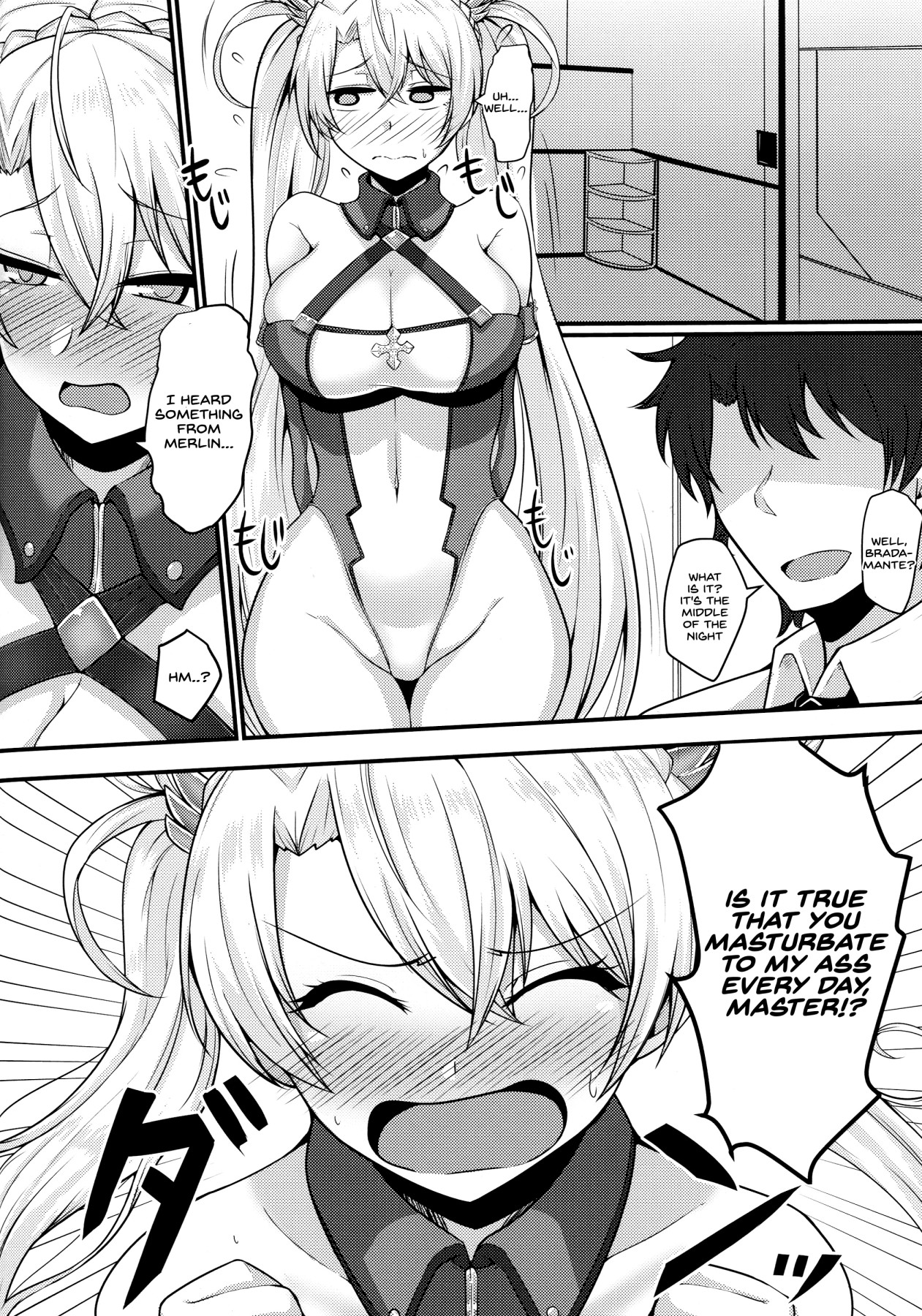 Hentai Manga Comic-A Book Where Bradamante Helps You Get Off With Her Ass-Read-3